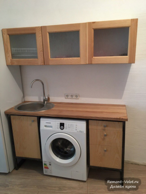 Бюджетная маленькая кухонька 8 кв в арендной квартире